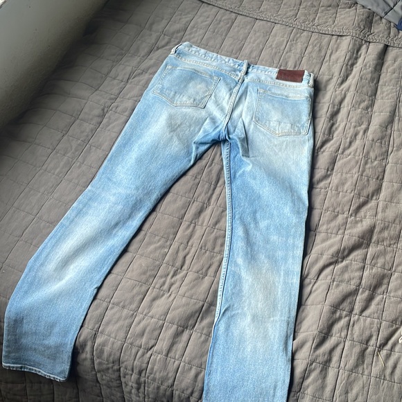 All Saints Light Blue washed Denim jeans - Picture 5 of 6